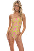 Luli Fama Born To Be Wild One Shoulder Lace Up Body Suit